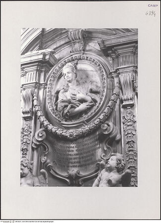 Vorderseite von ICCD [https://www.deutsche-digitale-bibliothek.de/content/lizenzen/rv-ez/] Grabmal der Anna Maria Arduino von Piombino - Detail, bh520301_recto. Foto.