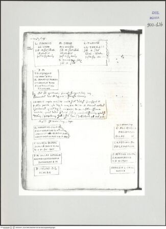 Vorderseite von Biblioteca Apostolica Vaticana [https://www.deutsche-digitale-bibliothek.de/content/lizenzen/rv-ez/] Codex Peiresc (Menestrier) nach dem Aantekenboekje des Philips van WingheAntike Inschriften und Grabplatten - , bh520341_recto. Foto.