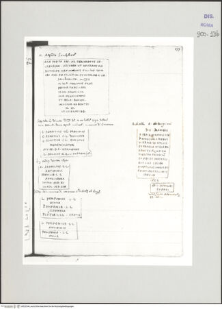 Vorderseite von Biblioteca Apostolica Vaticana [https://www.deutsche-digitale-bibliothek.de/content/lizenzen/rv-ez/] Codex Peiresc (Menestrier) nach dem Aantekenboekje des Philips van WingheAntike Inschriften und Grabplatten - , bh520344_recto. Foto.