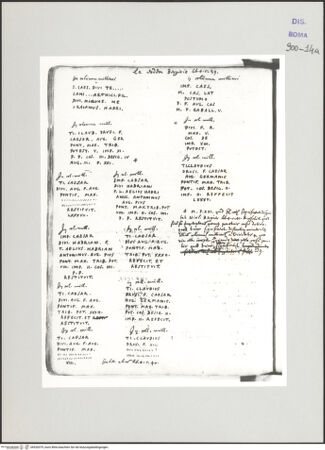 Vorderseite von Biblioteca Apostolica Vaticana [https://www.deutsche-digitale-bibliothek.de/content/lizenzen/rv-ez/] Codex Peiresc (Menestrier) nach dem Aantekenboekje des Philips van WingheAntike Inschriften - , bh520379_recto. Foto.