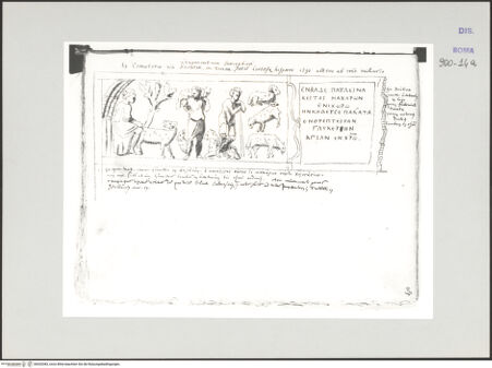 Vorderseite von Biblioteca Apostolica Vaticana [https://www.deutsche-digitale-bibliothek.de/content/lizenzen/rv-ez/] Codex Peiresc (Menestrier) nach dem Aantekenboekje des Philips van WingheSarkophag mit Hirtenszene - , bh520383_recto. Foto.