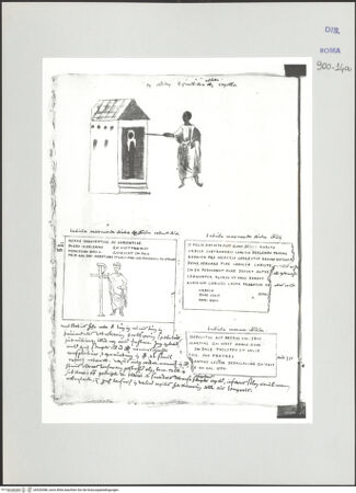 Vorderseite von Biblioteca Apostolica Vaticana [https://www.deutsche-digitale-bibliothek.de/content/lizenzen/rv-ez/] Codex Peiresc (Menestrier) nach dem Aantekenboekje des Philips van WingheAntike Grabplatten, Auferweckung des Lazarus - , bh520388_recto. Foto.