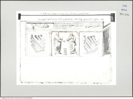 Vorderseite von Biblioteca Apostolica Vaticana [https://www.deutsche-digitale-bibliothek.de/content/lizenzen/rv-ez/] Codex Peiresc (Menestrier) nach dem Aantekenboekje des Philips van WingheSarkophag - , bh520398_recto. Foto.