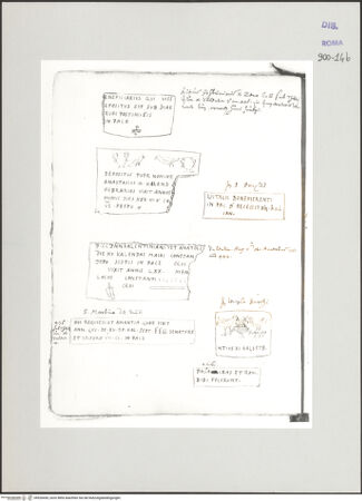 Vorderseite von Biblioteca Apostolica Vaticana [https://www.deutsche-digitale-bibliothek.de/content/lizenzen/rv-ez/] Codex Peiresc (Menestrier) nach dem Aantekenboekje des Philips van WingheGrabinschriften - , bh520430_recto. Foto.