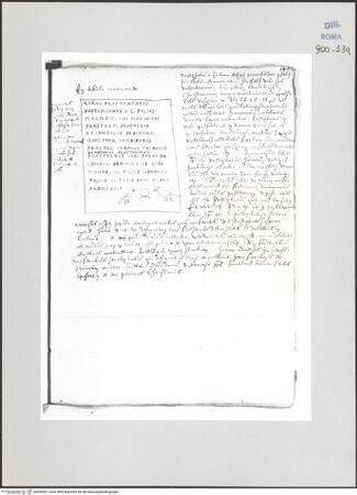 Vorderseite von Biblioteca Apostolica Vaticana [https://www.deutsche-digitale-bibliothek.de/content/lizenzen/rv-ez/] Codex Peiresc (Menestrier) nach dem Aantekenboekje des Philips van WingheAntike Grabplatte - , bh520491_recto. Foto.