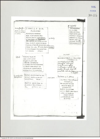 Vorderseite von Biblioteca Apostolica Vaticana [https://www.deutsche-digitale-bibliothek.de/content/lizenzen/rv-ez/] Codex Peiresc (Menestrier) nach dem Aantekenboekje des Philips van WingheAntike Inschriften - , bh520516_recto. Foto.