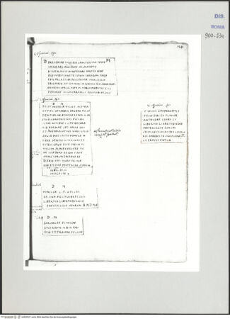 Vorderseite von Biblioteca Apostolica Vaticana [https://www.deutsche-digitale-bibliothek.de/content/lizenzen/rv-ez/] Codex Peiresc (Menestrier) nach dem Aantekenboekje des Philips van WingheAntike Inschriften und Grabplatten - , bh520527_recto. Foto.