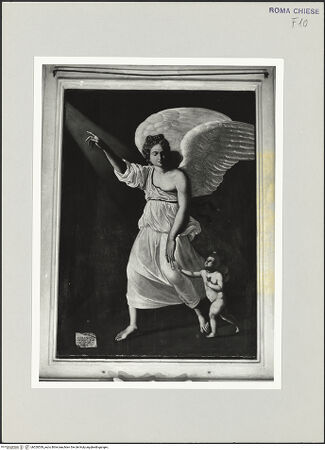 Vorderseite von Sopr. BAS ROMA [https://www.deutsche-digitale-bibliothek.de/content/lizenzen/rv-ez/] Der Schutzengel - , bh520539_recto. Foto.