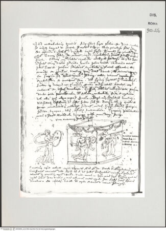 Vorderseite von Biblioteca Apostolica Vaticana [https://www.deutsche-digitale-bibliothek.de/content/lizenzen/rv-ez/] Codex Peiresc (Menestrier) nach dem Aantekenboekje des Philips van WingheMänadenzug - , bh520894_recto. Foto.