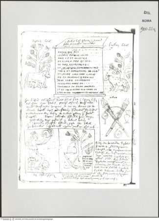 Vorderseite von Biblioteca Apostolica Vaticana [https://www.deutsche-digitale-bibliothek.de/content/lizenzen/rv-ez/] Codex Peiresc (Menestrier) nach dem Aantekenboekje des Philips van WingheVotivtafel für Cybele und Attis - , bh520900_recto. Foto.