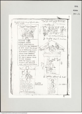 Vorderseite von Biblioteca Apostolica Vaticana [https://www.deutsche-digitale-bibliothek.de/content/lizenzen/rv-ez/] Codex Peiresc (Menestrier) nach dem Aantekenboekje des Philips van WingheGrabplatten - , bh520930_recto. Foto.