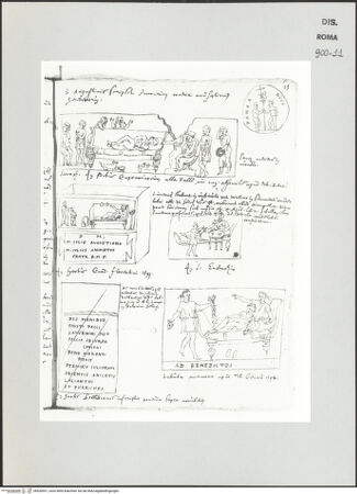 Vorderseite von Biblioteca Apostolica Vaticana [https://www.deutsche-digitale-bibliothek.de/content/lizenzen/rv-ez/] Codex Peiresc (Menestrier) nach dem Aantekenboekje des Philips van WingheAntike Grabplatten - , bh520931_recto. Foto.