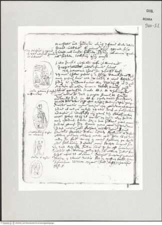 Vorderseite von Biblioteca Apostolica Vaticana [https://www.deutsche-digitale-bibliothek.de/content/lizenzen/rv-ez/] Codex Peiresc (Menestrier) nach dem Aantekenboekje des Philips van WingheAntike Siegel - , bh520932_recto. Foto.