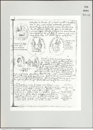 Vorderseite von Biblioteca Apostolica Vaticana [https://www.deutsche-digitale-bibliothek.de/content/lizenzen/rv-ez/] Codex Peiresc (Menestrier) nach dem Aantekenboekje des Philips van WingheAntike Münzen - , bh520941_recto. Foto.