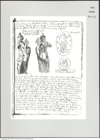 Vorderseite von Biblioteca Apostolica Vaticana [https://www.deutsche-digitale-bibliothek.de/content/lizenzen/rv-ez/] Codex Peiresc (Menestrier) nach dem Aantekenboekje des Philips van WingheSiegel und Hermaphrodit - , bh520953_recto. Foto.