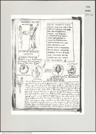 Vorderseite von Biblioteca Apostolica Vaticana [https://www.deutsche-digitale-bibliothek.de/content/lizenzen/rv-ez/] Codex Peiresc (Menestrier) nach dem Aantekenboekje des Philips van WingheSiegel und Essensaufträger - , bh520954_recto. Foto.