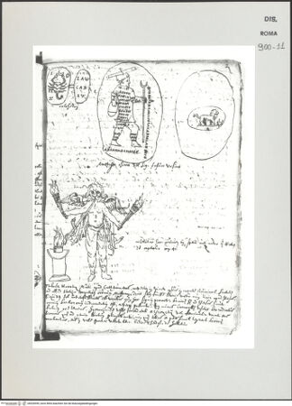 Vorderseite von Biblioteca Apostolica Vaticana [https://www.deutsche-digitale-bibliothek.de/content/lizenzen/rv-ez/] Codex Peiresc (Menestrier) nach dem Aantekenboekje des Philips van WingheAntike Gemmen, Siegel und Darstellung des Hymen - , bh520959_recto. Foto.