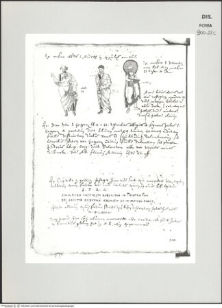 Vorderseite von Biblioteca Apostolica Vaticana [https://www.deutsche-digitale-bibliothek.de/content/lizenzen/rv-ez/] Codex Peiresc (Menestrier) nach dem Aantekenboekje des Philips van WingheDrei Heilige - , bh520969_recto. Foto.