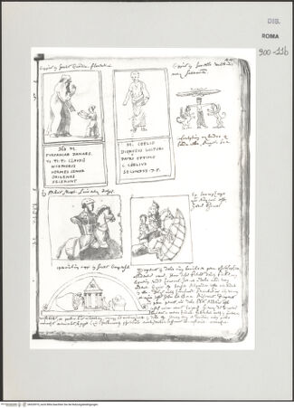 Vorderseite von Biblioteca Apostolica Vaticana [https://www.deutsche-digitale-bibliothek.de/content/lizenzen/rv-ez/] Codex Peiresc (Menestrier) nach dem Aantekenboekje des Philips van WingheAntike Grabplatten und Relieffragmente - , bh520975_recto. Foto.