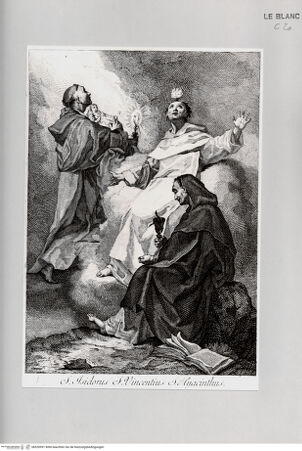 Vorderseite von Landesbildstelle Rheinland [http://creativecommons.org/publicdomain/mark/1.0/] Heiliger Isidorus, Heiliger Vincentius, Heiliger Hyacinthus (Das Geheimnis des Heiligen Sakraments) - , bh520991. Foto.