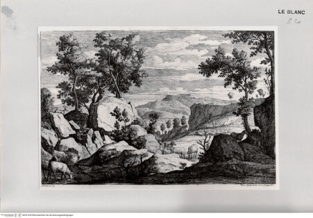 Vorderseite von unbekannt [http://creativecommons.org/publicdomain/mark/1.0/] Italienische LandschaftenLandschaft bei Olevano Romano - , bh521020. Foto.