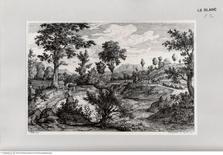 Vorderseite von unbekannt [http://creativecommons.org/publicdomain/mark/1.0/] Italienische LandschaftenLandschaft mit Hirten am Garigliano - , bh521022. Foto.