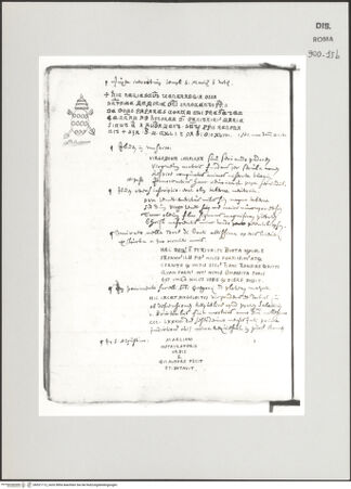 Vorderseite von Biblioteca Apostolica Vaticana [https://www.deutsche-digitale-bibliothek.de/content/lizenzen/rv-ez/] Codex Peiresc (Menestrier) nach dem Aantekenboekje des Philips van WingheInschriften und Papstwappen - , bh521112_recto. Foto.