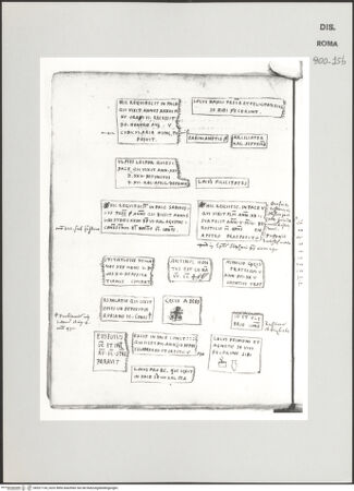 Vorderseite von Biblioteca Apostolica Vaticana [https://www.deutsche-digitale-bibliothek.de/content/lizenzen/rv-ez/] Codex Peiresc (Menestrier) nach dem Aantekenboekje des Philips van WingheGrabinschriften - , bh521134_recto. Foto.