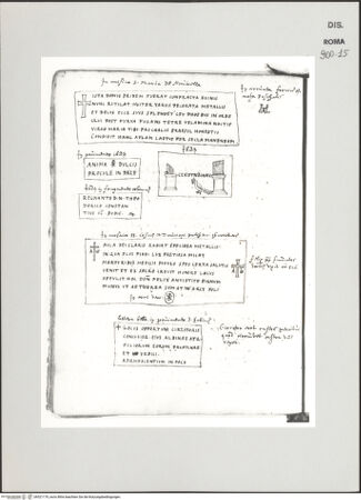 Vorderseite von Biblioteca Apostolica Vaticana [https://www.deutsche-digitale-bibliothek.de/content/lizenzen/rv-ez/] Codex Peiresc (Menestrier) nach dem Aantekenboekje des Philips van WingheGrabinschriften - , bh521179_recto. Foto.