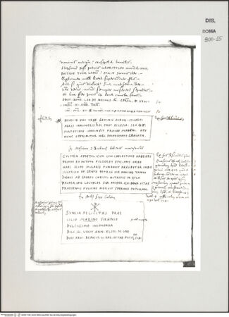 Vorderseite von Biblioteca Apostolica Vaticana [https://www.deutsche-digitale-bibliothek.de/content/lizenzen/rv-ez/] Codex Peiresc (Menestrier) nach dem Aantekenboekje des Philips van WingheGrabinschriften - , bh521189_recto. Foto.