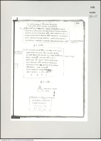 Vorderseite von Biblioteca Apostolica Vaticana [https://www.deutsche-digitale-bibliothek.de/content/lizenzen/rv-ez/] Codex Peiresc (Menestrier) nach dem Aantekenboekje des Philips van WingheGrabinschriften aus Santa Cäcilia und San Saba - , bh521192_recto. Foto.