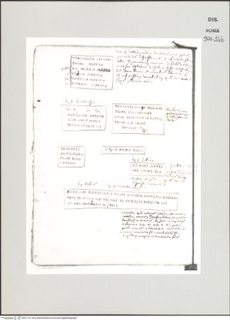 Vorderseite von Biblioteca Apostolica Vaticana [https://www.deutsche-digitale-bibliothek.de/content/lizenzen/rv-ez/] Codex Peiresc (Menestrier) nach dem Aantekenboekje des Philips van WingheGrabinschriften - , bh521197_recto. Foto.