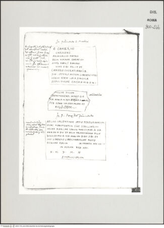 Vorderseite von Biblioteca Apostolica Vaticana [https://www.deutsche-digitale-bibliothek.de/content/lizenzen/rv-ez/] Codex Peiresc (Menestrier) nach dem Aantekenboekje des Philips van WingheGrabinschriften - , bh521199_recto. Foto.