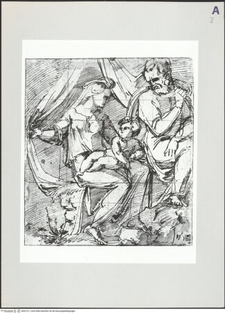 Vorderseite von Szépmüvészeti Múzeum, Budapest [https://www.deutsche-digitale-bibliothek.de/content/lizenzen/rv-ez/] Heilige Familie - , bh521511_recto. Foto.