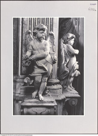 Vorderseite von ICCD [https://www.deutsche-digitale-bibliothek.de/content/lizenzen/rv-ez/] Ausstattung der Kapelle der ImmaculataVier Engel mit Mariensymbole - Gesamtansicht, bh521637_recto. Foto.