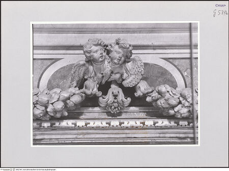 Vorderseite von ICCD [https://www.deutsche-digitale-bibliothek.de/content/lizenzen/rv-ez/] Dekoration der Kapelle des heiligen Franz Xaver (Cherubim) - , bh521661_recto. Foto.