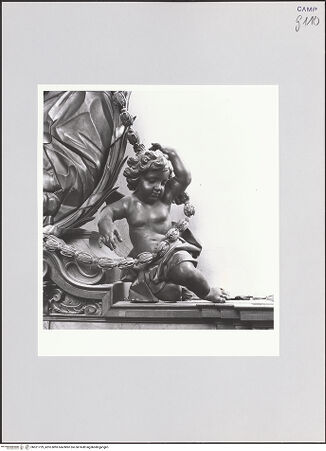 Vorderseite von ICCD [https://www.deutsche-digitale-bibliothek.de/content/lizenzen/rv-ez/] Die mildtätige Gabe des heiligen Thomas von Villanova - Detail: Engel, bh521729_recto. Foto.