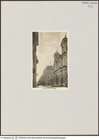 Vorderseite von Bromostampa, Torino [https://www.deutsche-digitale-bibliothek.de/content/lizenzen/rv-fz/] Sant'Atanasio dei Greci - Fassade, bh522410_recto. Foto.