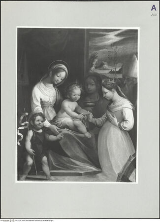 Vorderseite von Lensini, Fabio [https://www.deutsche-digitale-bibliothek.de/content/lizenzen/rv-ez/] Der heilige Sebastian - , bh523231_recto. Foto.