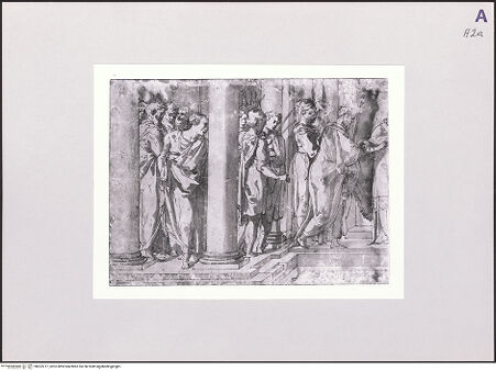 Vorderseite von Sotheby's [https://www.deutsche-digitale-bibliothek.de/content/lizenzen/rv-ez/] Hochzeit Mariens - Detail, bh523717_recto. Foto.