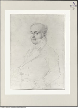 Vorderseite von Pierpont Morgan Library [https://www.deutsche-digitale-bibliothek.de/content/lizenzen/rv-ez/] Porträt des Hippolyte-François Devillers (1767-1837) - , bh523851_recto. Foto.