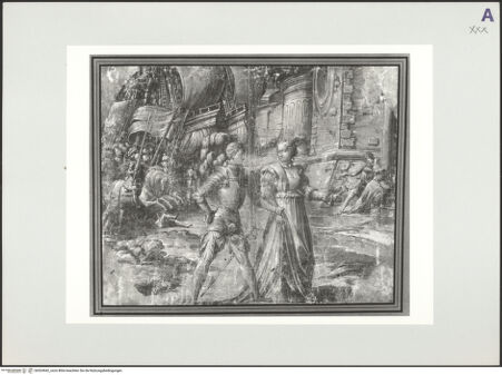 Vorderseite von Réunion des Musées Nationaux [https://www.deutsche-digitale-bibliothek.de/content/lizenzen/rv-ez/] Illustration zu Ariosts "Orlando furioso" - , bh524942_recto. Foto.