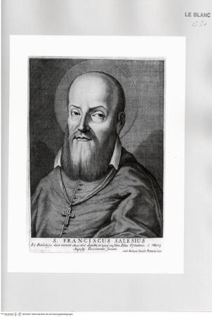 Vorderseite von Istituto Nazionale per la Grafica [http://creativecommons.org/publicdomain/mark/1.0/] Der heilige Franz von Sales - , bh526091. Foto.