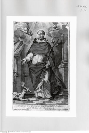 Vorderseite von Istituto Nazionale per la Grafica [http://creativecommons.org/publicdomain/mark/1.0/] Der heilige Dominikus von Caleruega - , bh526094. Foto.