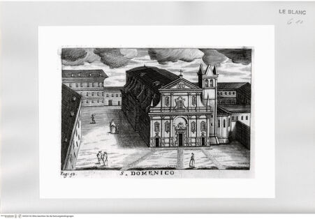 Vorderseite von Istituto Nazionale per la Grafica [http://creativecommons.org/publicdomain/mark/1.0/] S. Domenico - , bh526102. Foto.