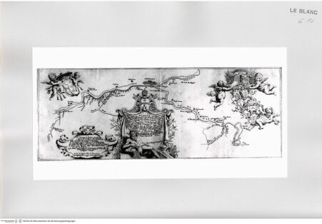 Vorderseite von Istituto Nazionale per la Grafica [http://creativecommons.org/publicdomain/mark/1.0/] Landkarte: Pianta Della nuova Escavazione dell'Antico Pò di Ferrara, ... - , bh526106. Foto.