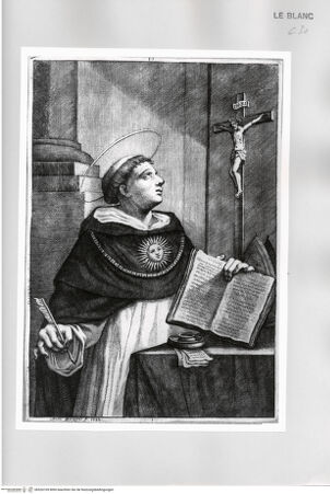 Vorderseite von Istituto Nazionale per la Grafica [http://creativecommons.org/publicdomain/mark/1.0/] Der Heilige Thomas von Aquin - , bh526109. Foto.