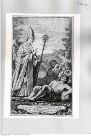 Vorderseite von Istituto Nazionale per la Grafica [http://creativecommons.org/publicdomain/mark/1.0/] Der heilige Anthelmus von Belley - , bh526118. Foto.
