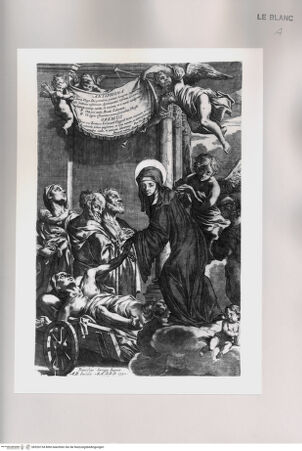 Vorderseite von Istituto Nazionale per la Grafica [http://creativecommons.org/publicdomain/mark/1.0/] Die heilige Jungfrau bei einem Sterbenden - , bh526134. Foto.