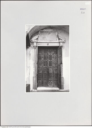 Vorderseite von Bibliotheca Hertziana [https://www.deutsche-digitale-bibliothek.de/content/lizenzen/rv-fz/] San Salvatore de' Bireto - Fassade, Portal, bh526319_recto. Foto: Schwarz, Heinrich Mathias.